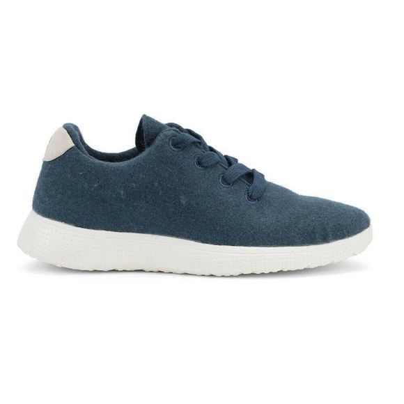 Egos Copenhagen Unisex Trainers Made of Merino Wool Felt Denim Blue SZ 9 EU40 - Picture 2 of 4
